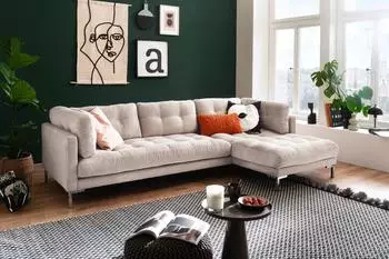 Trends By Hg Ecksofa Landau L-Form B275cm H75cm T158cm (96284704-0) beige