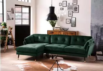 Trends By Hg Ecksofa Japan L-Form B270cm H84cm T155cm (41964107-0) grün