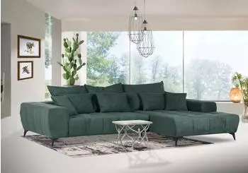 Gutmann Factory Ecksofa B300cm H60cm T205cm (61440304-0) tannengr&uuml;n