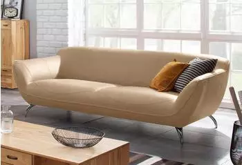 Gutmann Factory 3-Sitzer Venezuela B245cm H83cm T115cm (22163442-0) hellbraun