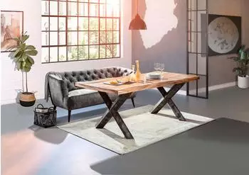 Gutmann Factory Küchensofa Kelly B190cm H83cm T70cm (49907049-0) antrazit petrol