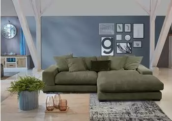 Gutmann Factory Ecksofa B280cm H57cm T190cm (41414611-0) moosgrün