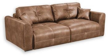 ED EXCITING DESIGN Schlafsofa Dolan B245cm H85cm T115cm (38030743-0) hellbraun