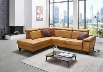 DIE PLANBAR Ecksofa PN-EM23166 L-Form B261cm H80cm T235cm (93694265-0) kurkuma