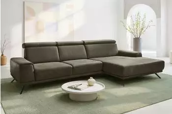 DIE PLANBAR Ecksofa PN-EM22041 L-Form B335cm H89cm T188cm (37807446-0) olive