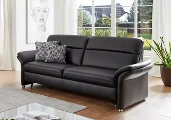DIE PLANBAR 3-Sitzer PN-EM16031, B228cm H96cm T92cm (90295742-0) schwarz