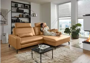 DIE PLANBAR Ecksofa PN-EM20028 L-Form B248cm H114cm T179cm (33491704-0) kurkuma