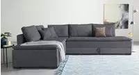 Home affaire "Night & Day L-Form, B: 321 cm, mit Dauer-Schlaffunktion 180x200...