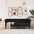 vidaXL Chesterfield-Sofa 3-Sitzer Stoff