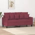 vidaXL 2-seater sofa 140 cm fabric