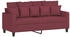 vidaXL 2-Sitzer-Sofa Weinrot 140 cm Stoff (359273)