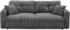 ED EXCITING DESIGN Schlafsofa Bullet mit Bettkasten & 2 Zierkissen anthrazit