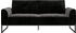 CosmoLiving by Cosmopolitan loft24 Addey Schlafsofa 3-Sitzer Samtbezug Metallgestell 217 cm breit schwarz