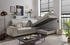 ED EXCITING DESIGN Ecksofa Rockdale mit elektrische Sitztiefenverstellung & Bettkasten stone