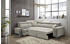 ED EXCITING DESIGN Ecksofa Sydney mit elektrischer Sitzverbreitung oder Schlaffunktion Stone