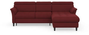 sit&more Ecksofa Marano L-Form inklusive Kopfteilverstellung wahlweise mit Bettfunktion Bettkasten bordeaux