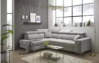 ED EXCITING DESIGN Ecksofa "Sydney L-Form" motorischer Sitztiefenverstellung,
