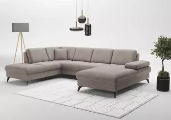 sit&more Wohnlandschaft Morris Jubi U-Form 300 cm taupe