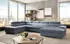 sit&more Wohnlandschaft Valantine U-Form 349 cm greyblue