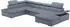 sit&more Wohnlandschaft Valantine U-Form 349 cm greyblue