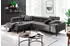 Home Affaire Ecksofa Ancona New auch in Cord feine Steppung mit Kopfteilverstellung 3 Zierkissen L-Form dunkelgrau