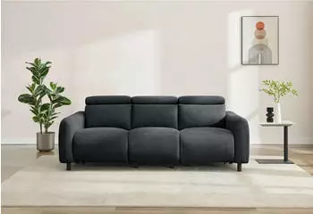 Home Affaire 3-Sitzer SKAANE Struktur-Sofa B/H/T229x100x100 cm anthrazit