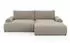 Home Affaire Ecksofa Marsby mit Bettfunktion und Bettkasten B/H/T 242/65/145 cm L-Form mit Wellenunterfederung Recamiere links oder rechts bestellbar beige
