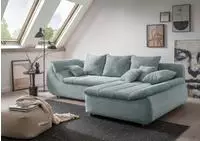 Home affaire Ecksofa "Imola, bequem, aktuelle Steppung im Sitz, L-Form, Breite...