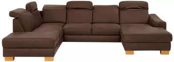 Home Affaire Wohnlandschaft Dundee U-Form schokobraun