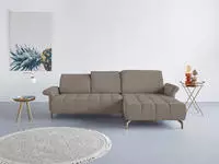 Home affaire Ecksofa "Fresh L-Form" Federkern, wahlweise Kopfteilverstellung und