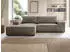 Kauf-Unique Ecksofa mit Schlaffunktion - Ecke links - Cord - Taupe - AMELIA