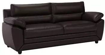 Kauf-Unique Sofa 3-Sitzer - Kunstleder MANOA braun