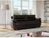Kauf-Unique Sofa 3-Sitzer - Kunstleder MANOA braun