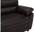 Kauf-Unique Sofa 3-Sitzer - Kunstleder MANOA braun