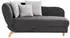 Kauf-Unique Penelope 160x81x80cm Chaise longue on the right anthracite