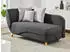 Kauf-Unique Penelope 160x81x80cm Chaise longue on the right anthracite