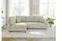 S-Style Möbel Kai Ecksofa Cord-Stoff Beige, Ottomane links, 231x161cm (Kai)