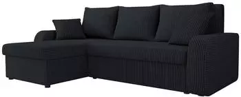 Mirjan24 Kris Cord Ecksofa L-Form mit Schlaffunktion und Bettkasten, 238x147cm