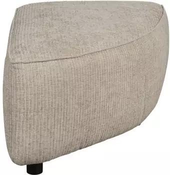 Zuiver Hunter Sofa Pouf-Element Kunstfaser Wei&szlig;