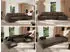 MKS Meble Dorian U Ecksofa U-Form mit Schlaffunktion, Bettkasten, Metallbeine (DORIAN U)