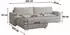 Masseno Turin N Ecksofa L-Form mit Schlaffunktion & Bettkasten, Schwarz, 265x183cm (TURIN N NOW OR NEVER 100)