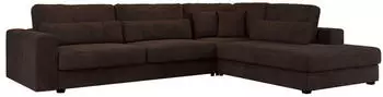 MKS Meble Savona Ecksofa L-Form Cord Braun, 316x249cm, rechts