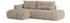Masseno Fluma L-S Ecksofa L-Form Boucle-Stoff Beige Schlaffunktion 279x158cm (FLUMA L-S QUELLE 05)