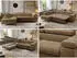 MKS Meble Pablo L Ecksofa Schlaffunktion Bettkasten Chenille Braun (PABLO L)