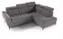 Beautysofa Aurora II Ecksofa L-Form rechts, Schlaffunktion, Bettkasten, Grau (Vena 08)