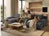 Beautysofa Ecksofa BENNY U-Form mit Schlaffunktion und Bettkasten, Dunkelgrau (Poso 34)