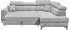 ED EXCITING DESIGN Sydney L-Form Ecksofa Hellgrau, Bettfunktion, 282x198cm (78622040)