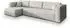 Masseno Olvera Ecksofa L-Form mit Schlaffunktion & Bettkasten, Creme (OLVERA NEVE 02)