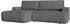Mirjan24 Mono Ecksofa L-Form mit Schlaffunktion und Bettkasten, 260x168cm