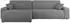 Mirjan24 Piano L Maxi Ecksofa mit Schlaffunktion und Bettkasten, L-Form (Piano L Maxi)